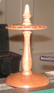 The completed <br>earing stand